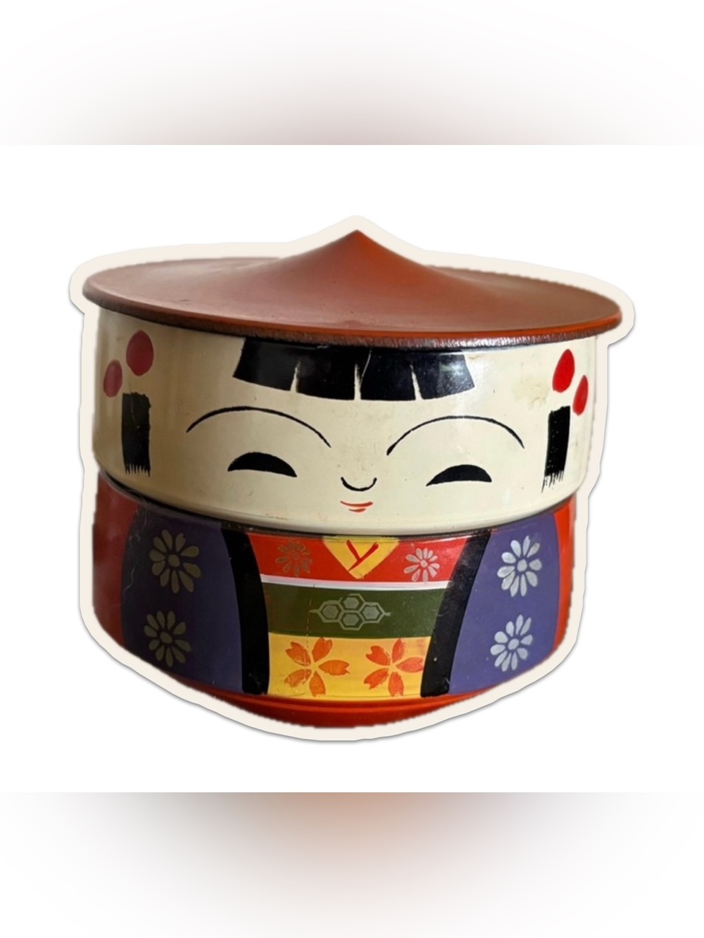 Kokeshi Doll Art trinket